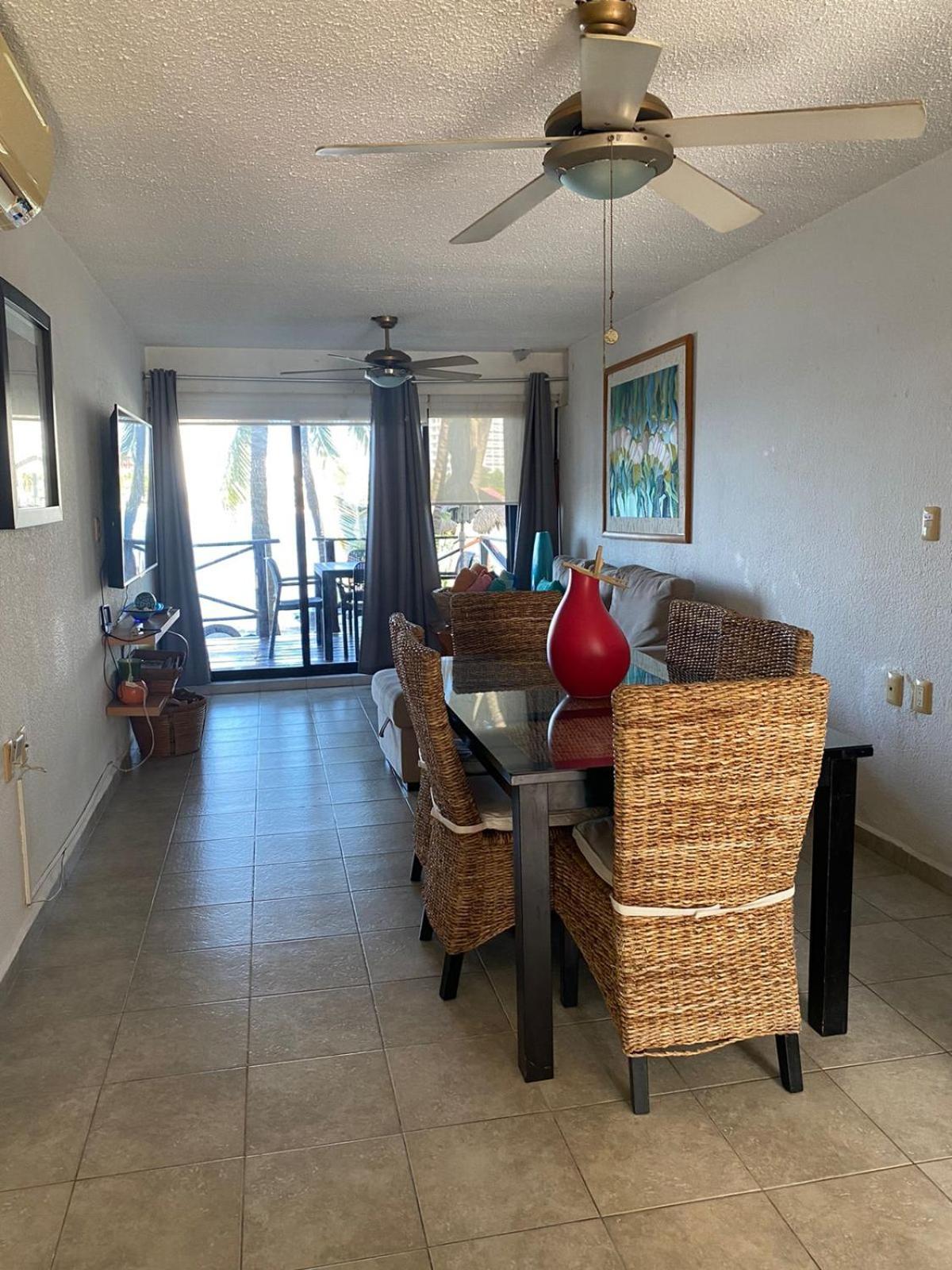 Ocean Front - Ground Floor Condo Cancún Eksteriør billede