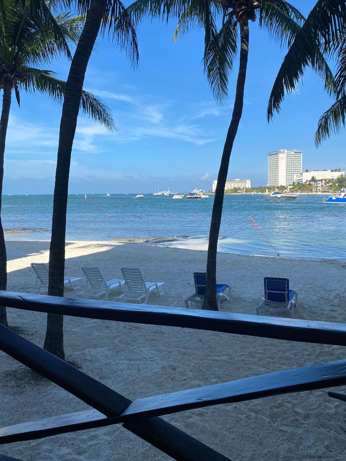 Ocean Front - Ground Floor Condo Cancún Eksteriør billede
